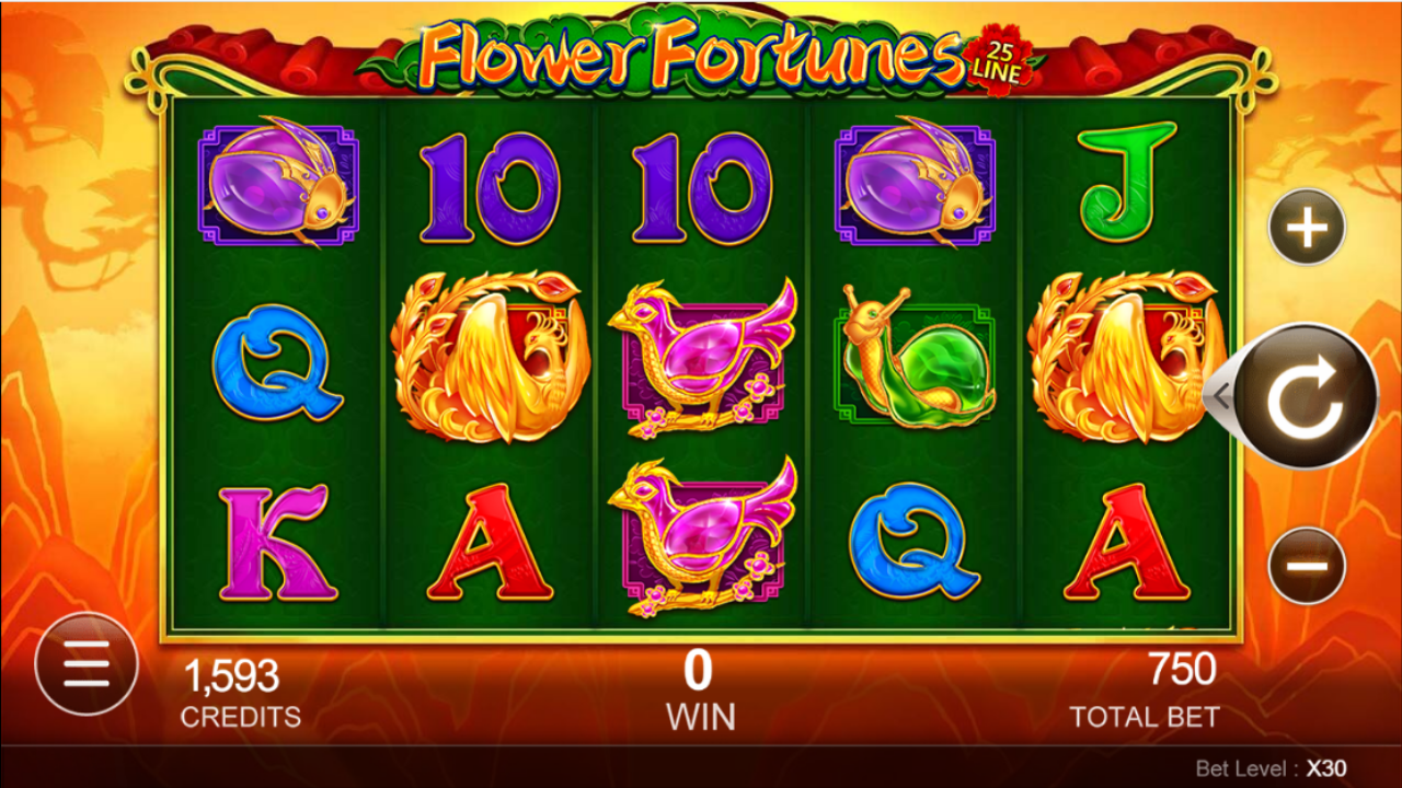 Hình ảnh giao diện game Flower Fortunes tại nhà cái TA88