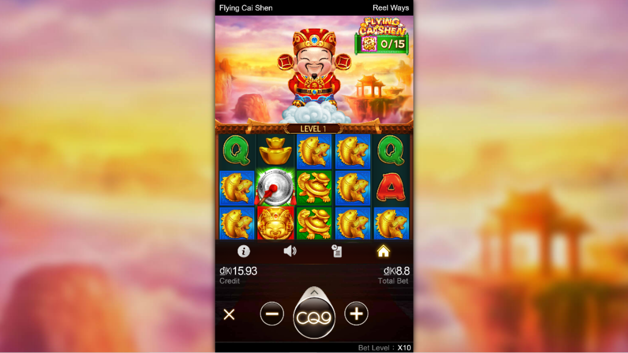 Hình ảnh giao diện game Flying Cai Shen tại nhà cái TA88