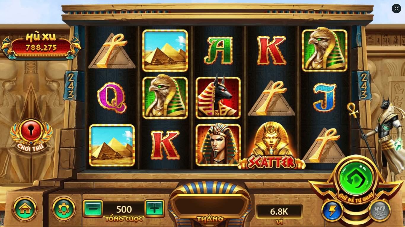 Hình ảnh giao diện game Bí Mật Cleopatra tại nhà cái MU9