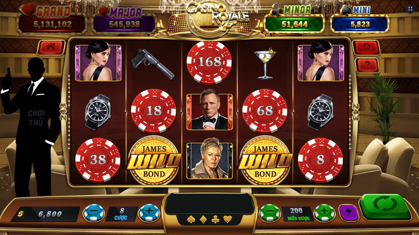 Hình ảnh giao diện game Casino Royale tại nhà cái MU9